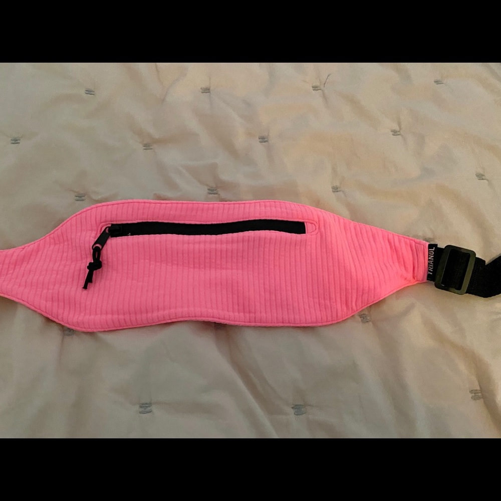 Triangl bright pink fanny pack
